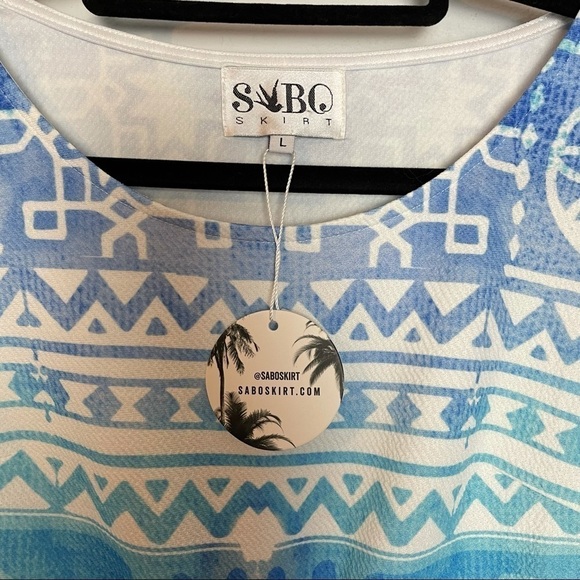 🎉 Host Pick 🎉 SABO Skirt Cropped Double Waist Tie Cap Sleeve Top - Picture 8 of 12